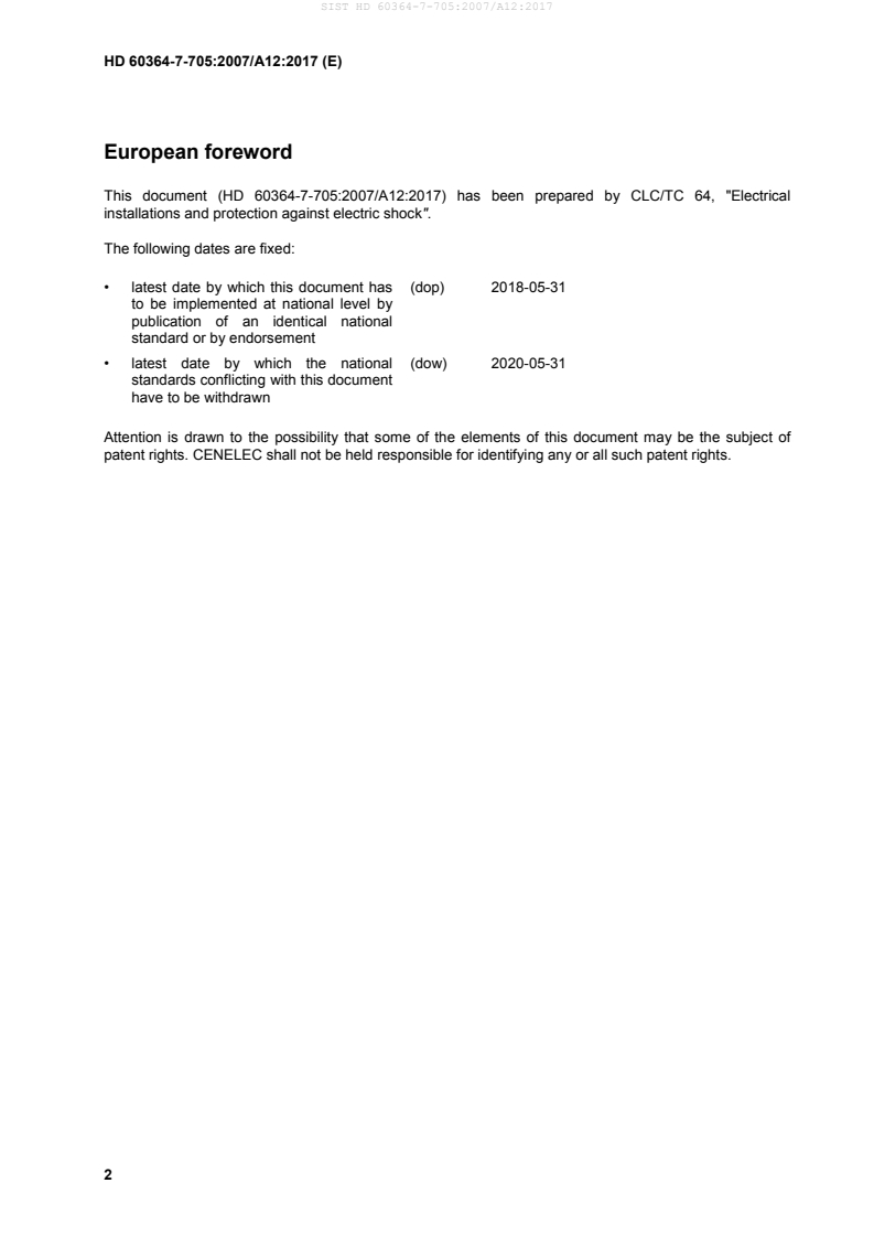 SIST HD 60364-7-705:2007/A12:2017 SIST HD 60364-7-705:2007/A12:2017 - Page 4 preview