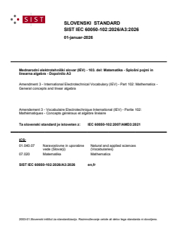 IEC 60050-102:2026/A3:2026 - Page 1 preview