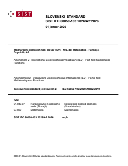 IEC 60050-103:2026/A2:2026 - Page 1 preview