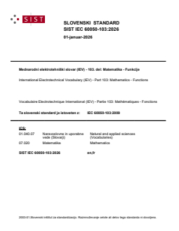 IEC 60050-103:2026 - Page 1 preview