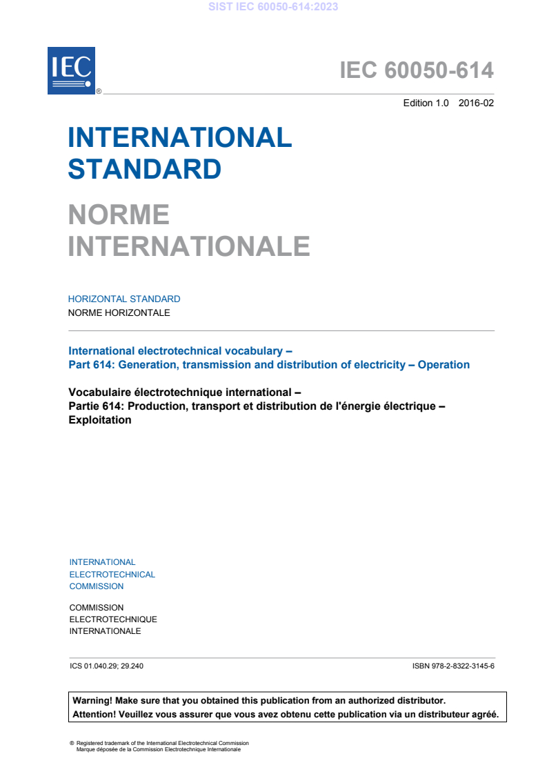 SIST IEC 60050-614:2023 SIST IEC 60050-614:2023 - Page 3 preview
