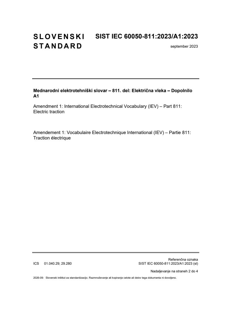 SIST IEC 60050-811:2023/A1:2023 SIST IEC 60050-811:2023/A1:2023 - Page 1 preview
