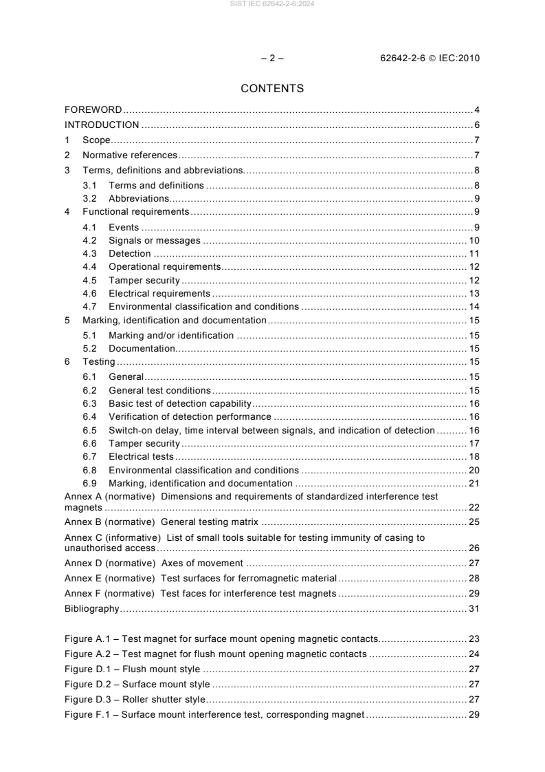 SIST IEC 62642-2-6:2024 SIST IEC 62642-2-6:2024 - Page 4 preview