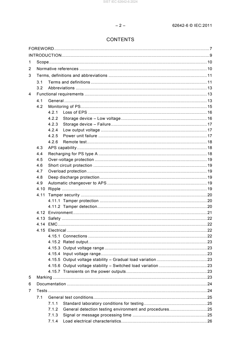 IEC 62642-6:2011 IEC 62642-6:2024 - Page 4 preview