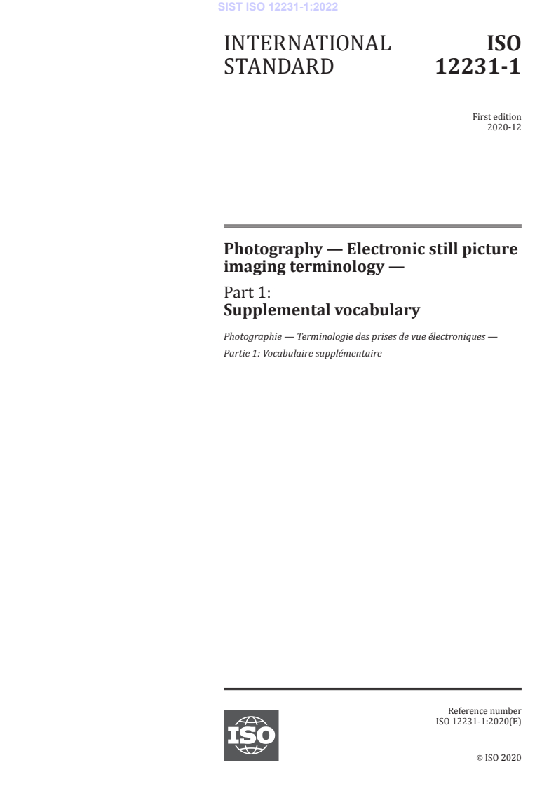 ISO 12231-1:2020 ISO 12231-1:2022 - Page 3 preview
