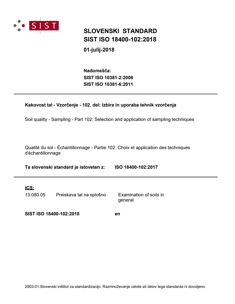 SIST ISO 18400-102:2018 SIST ISO 18400-102:2018 - BARVE - Page 1 preview