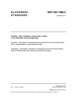 ISO 1996-2:2017 ISO 1996-2:2016 - Page 1 preview