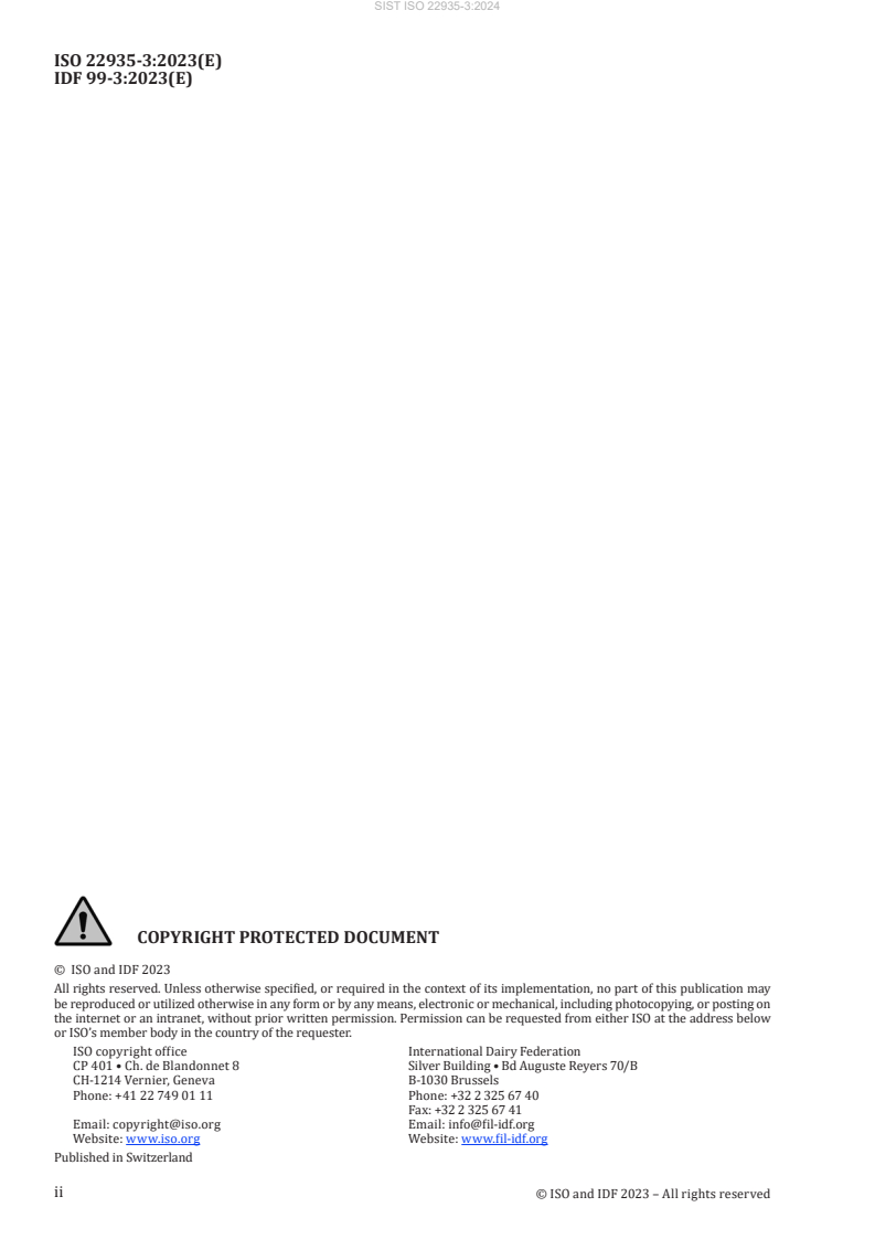 SIST ISO 22935-3:2024 SIST ISO 22935-3:2024 - Page 4 preview