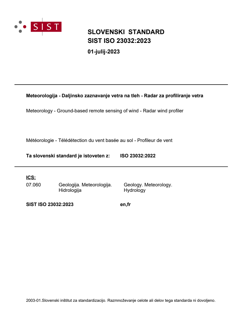 ISO 23032:2022 ISO 23032:2023 - BARVE - Page 1 preview