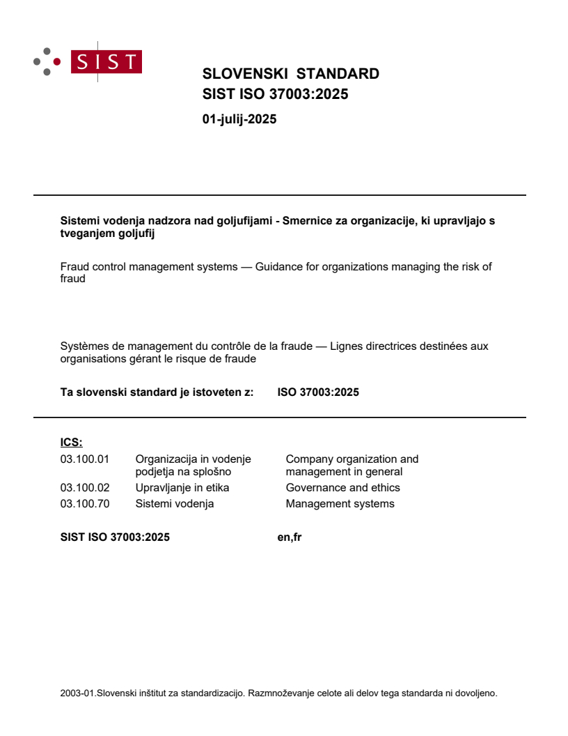 ISO 37003:2025