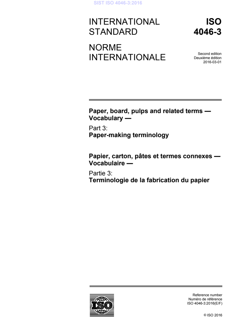 ISO 4046-3:2016 ISO 4046-3:2016 - Page 3 preview