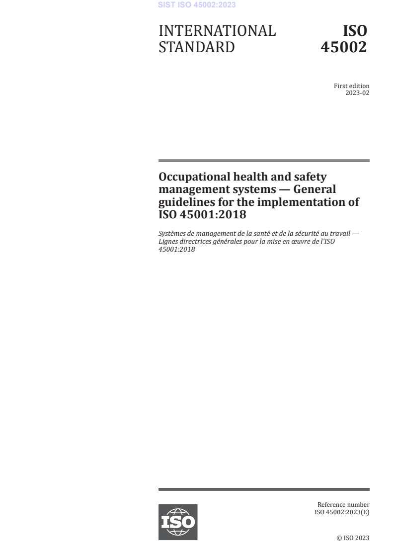 ISO 45002:2023 ISO 45002:2023 - BARVE - Page 3 preview