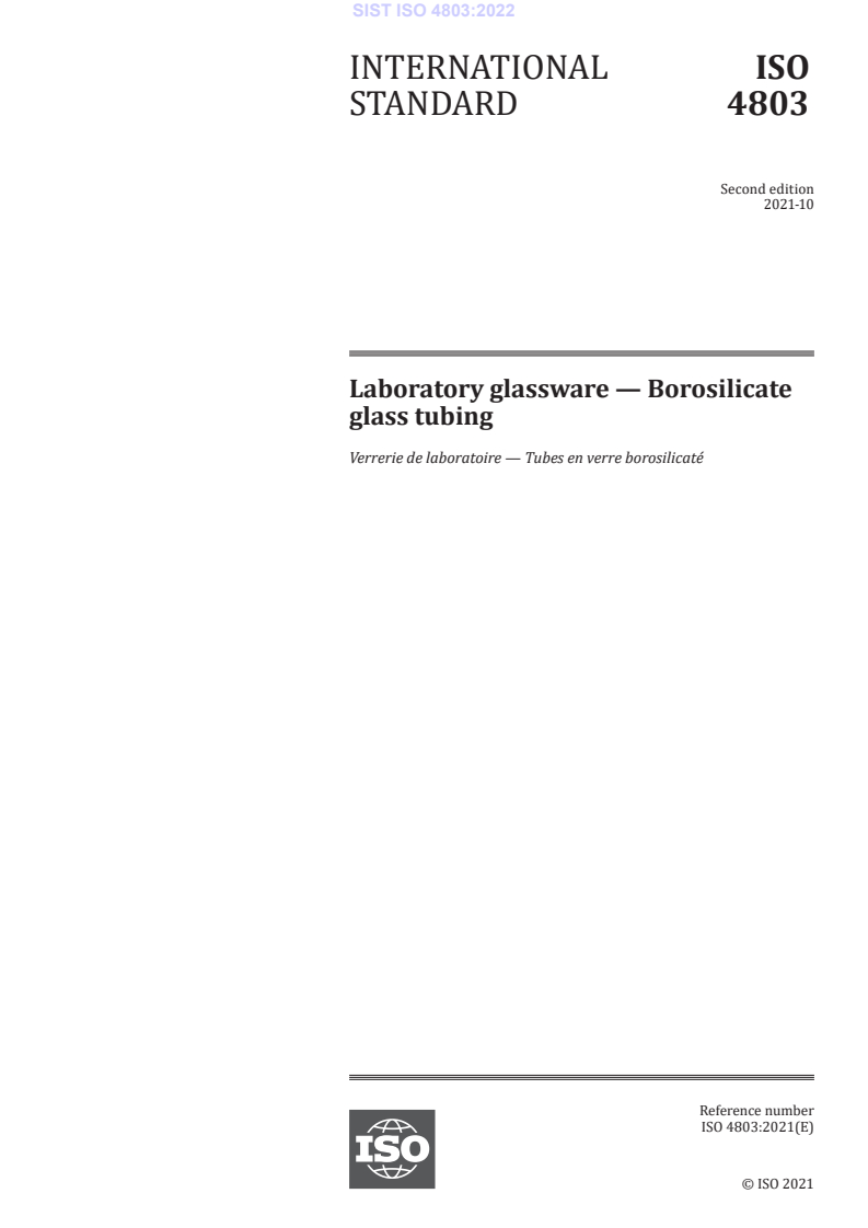 ISO 4803:2021 ISO 4803:2022 - Page 3 preview