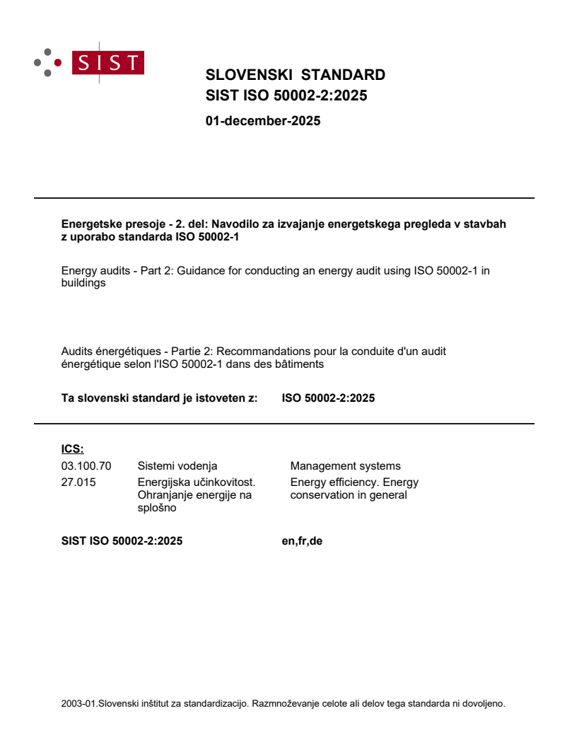 SIST ISO 50002-2:2025