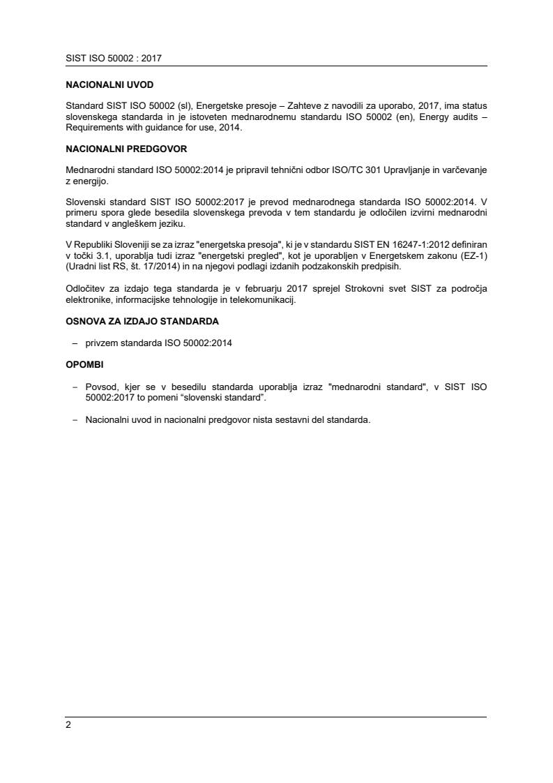 ISO 50002:2014 ISO 50002:2017 - Page 2 preview