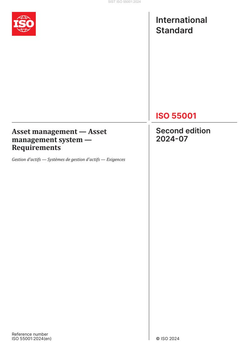 SIST ISO 55001:2024 SIST ISO 55001:2024 - Page 3 preview