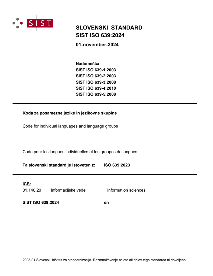 ISO 639:2023 ISO 639:2024 - Page 1 preview