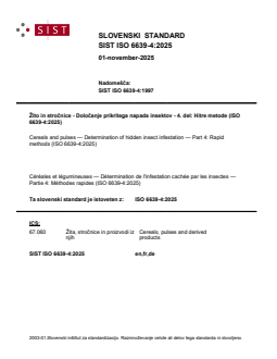 SIST ISO 6639-4:2025 - Page 1 preview