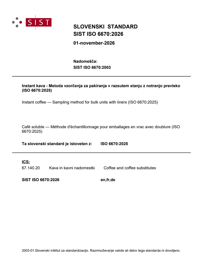 SIST ISO 6670:2026 SIST ISO 6670:2026 - Page 1 preview