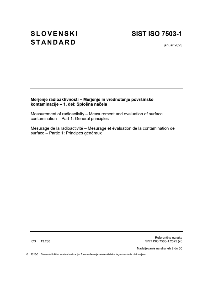 SIST ISO 7503-1:2025