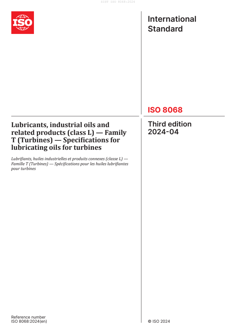 SIST ISO 8068:2024 SIST ISO 8068:2024 - Page 3 preview
