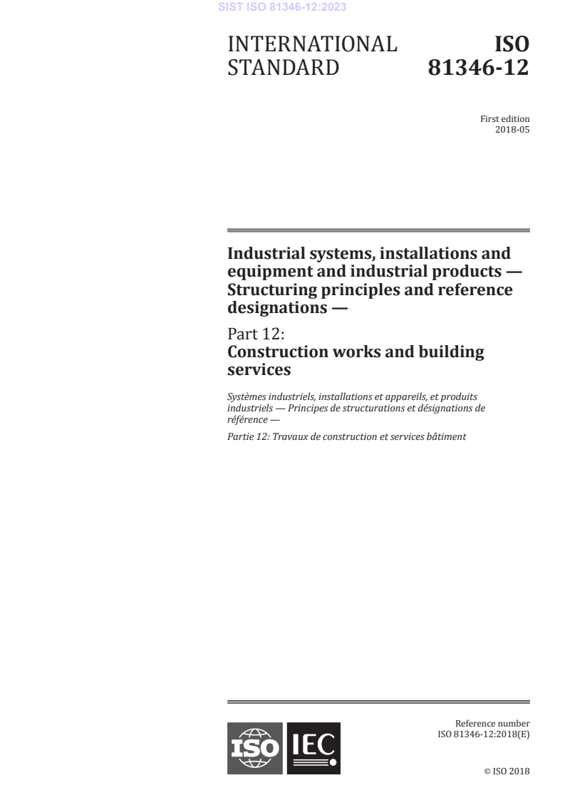 ISO 81346-12:2018 ISO 81346-12:2023 - BARVE - Page 3 preview