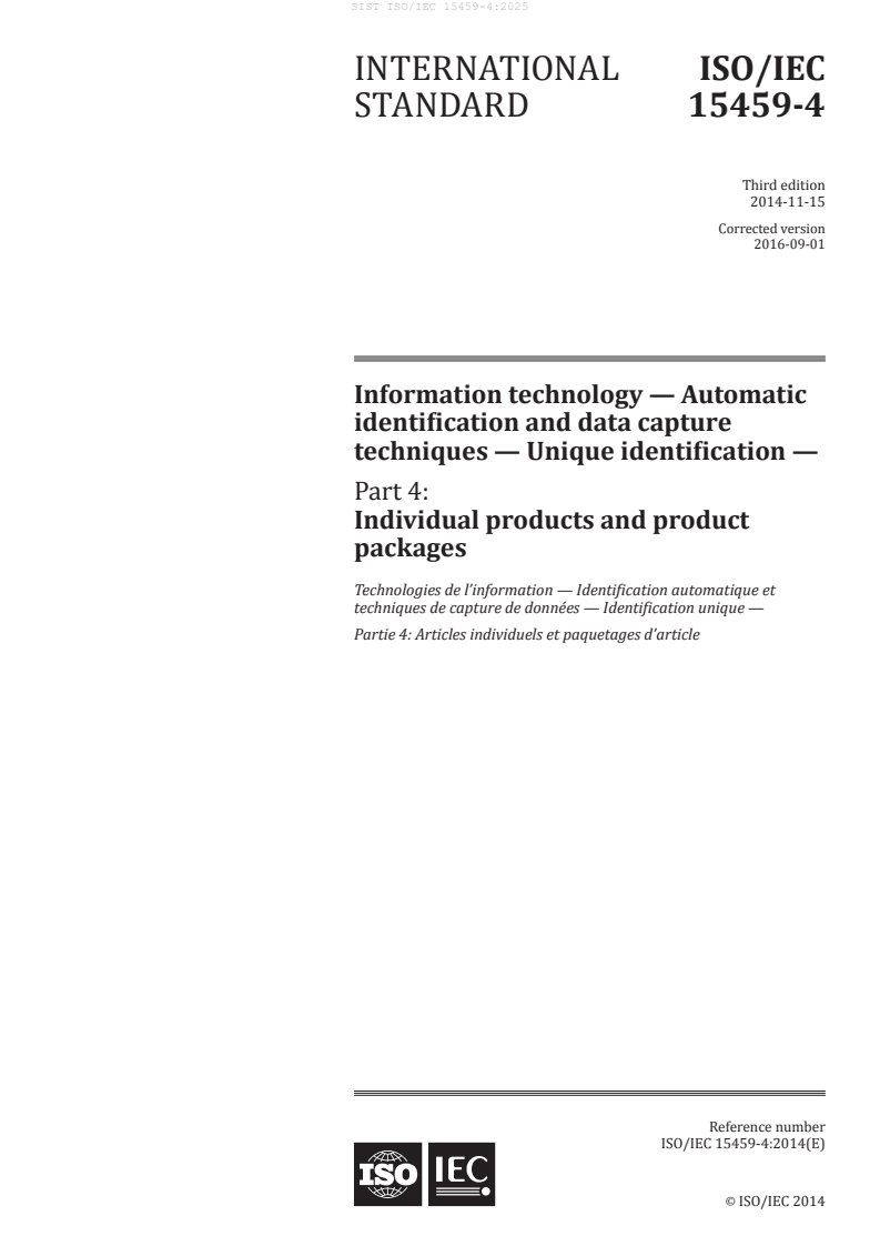 SIST ISO/IEC 15459-4:2025 SIST ISO/IEC 15459-4:2025 - Page 3 preview
