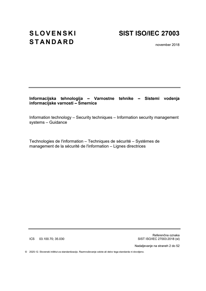 SIST ISO/IEC 27003:2018 SIST ISO/IEC 27003:2018