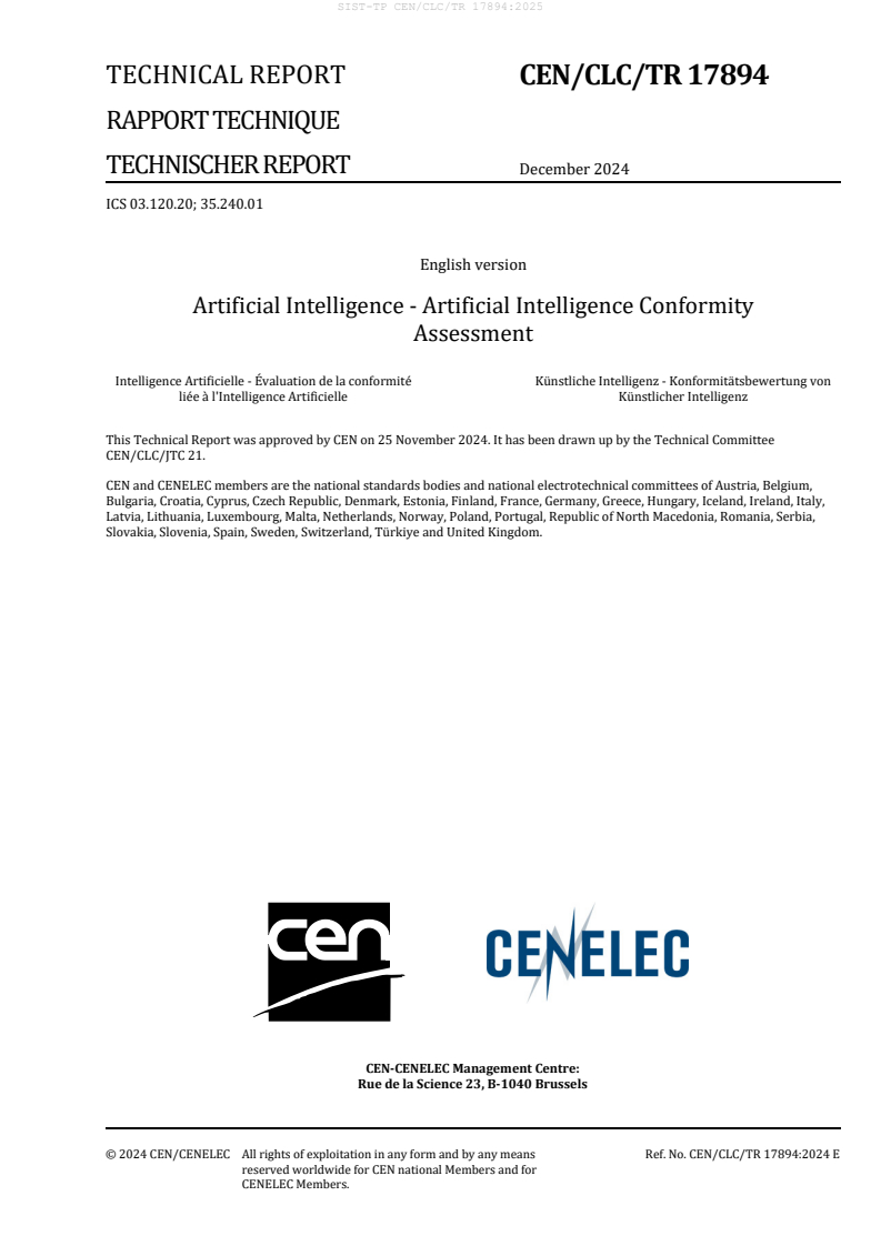 CEN/CLC/TR 17894:2024 TP CEN/CLC/TR 17894:2025 - BARVE - Page 3 preview