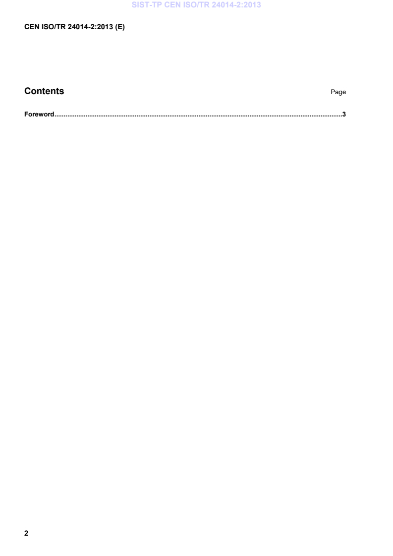 CEN ISO/TR 24014-2:2013 TP CEN ISO/TR 24014-2:2013 - BARVE - Page 4 preview