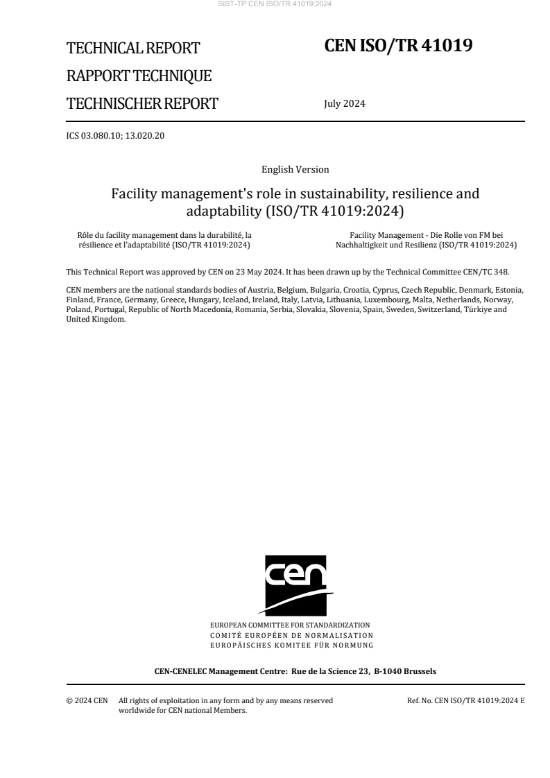 SIST-TP CEN ISO/TR 41019:2024 SIST-TP CEN ISO/TR 41019:2024 - Page 3 preview