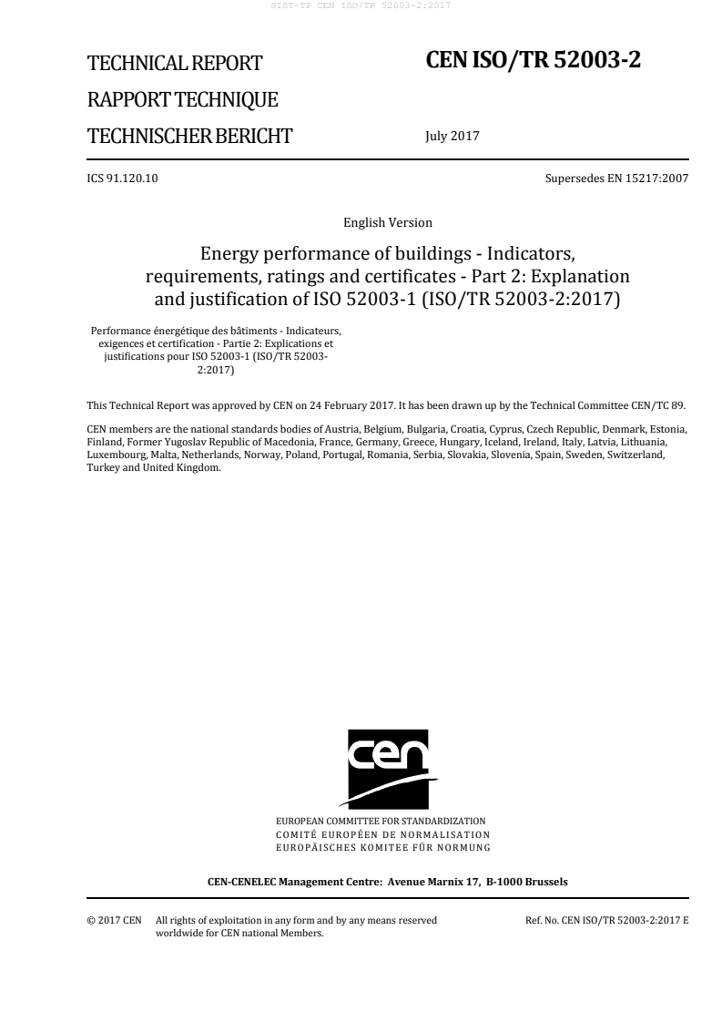 CEN ISO/TR 52003-2:2017 TP CEN ISO/TR 52003-2:2017 - BARVE - Page 3 preview