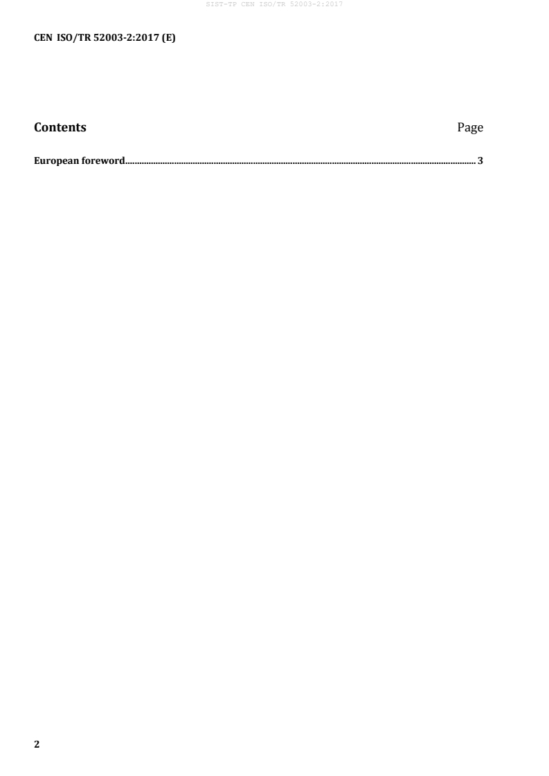 CEN ISO/TR 52003-2:2017 TP CEN ISO/TR 52003-2:2017 - BARVE - Page 4 preview