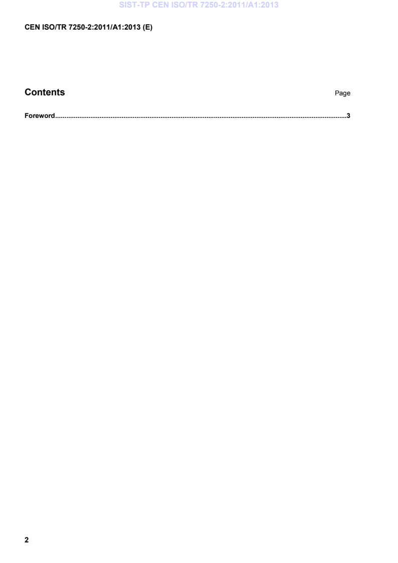 CEN ISO/TR 7250-2:2011/A1:2013 TP CEN ISO/TR 7250-2:2011/A1:2013 - Page 4 preview