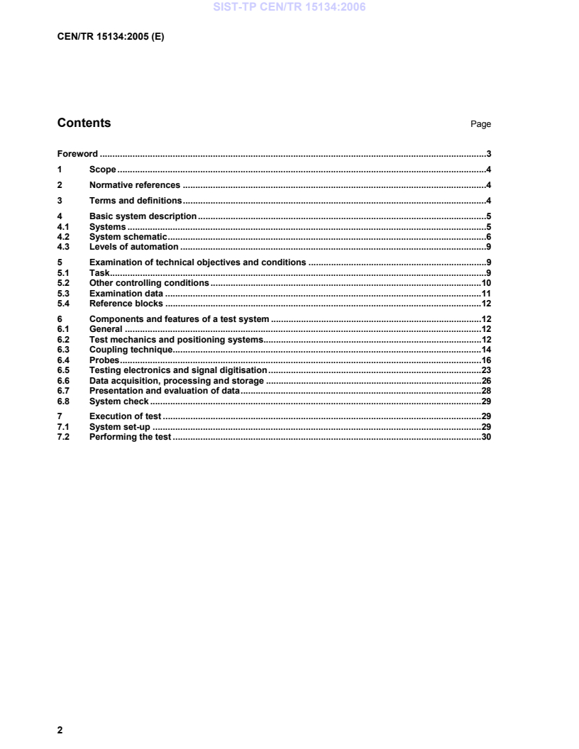 CEN/TR 15134:2005 TP CEN/TR 15134:2006 - Page 4 preview