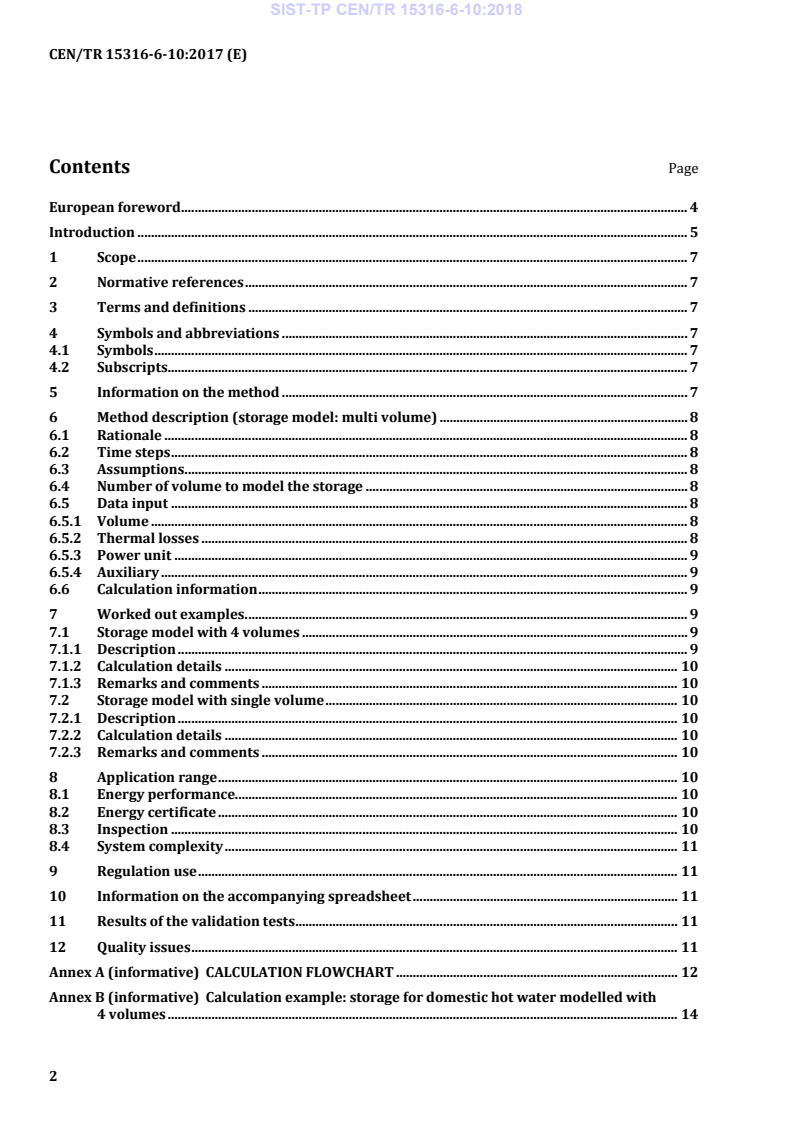CEN/TR 15316-6-10:2017 TP CEN/TR 15316-6-10:2018 - BARVE - Page 4 preview