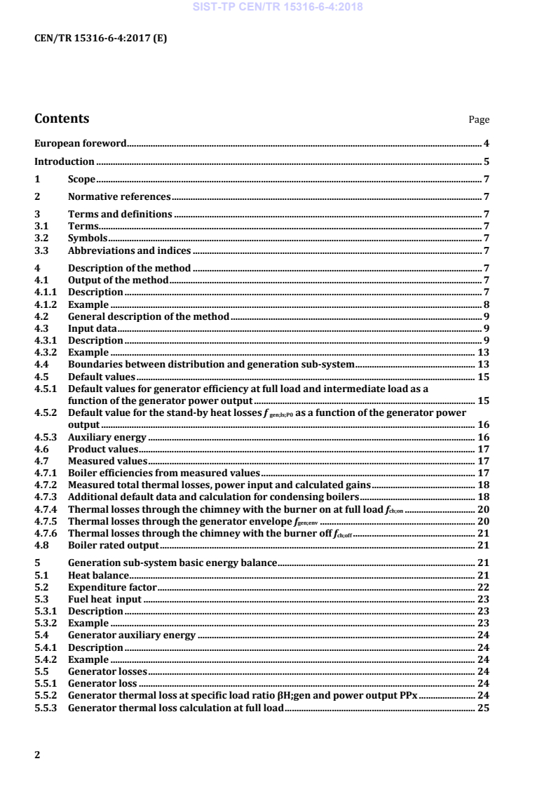 CEN/TR 15316-6-4:2017 TP CEN/TR 15316-6-4:2018 - BARVE - Page 4 preview