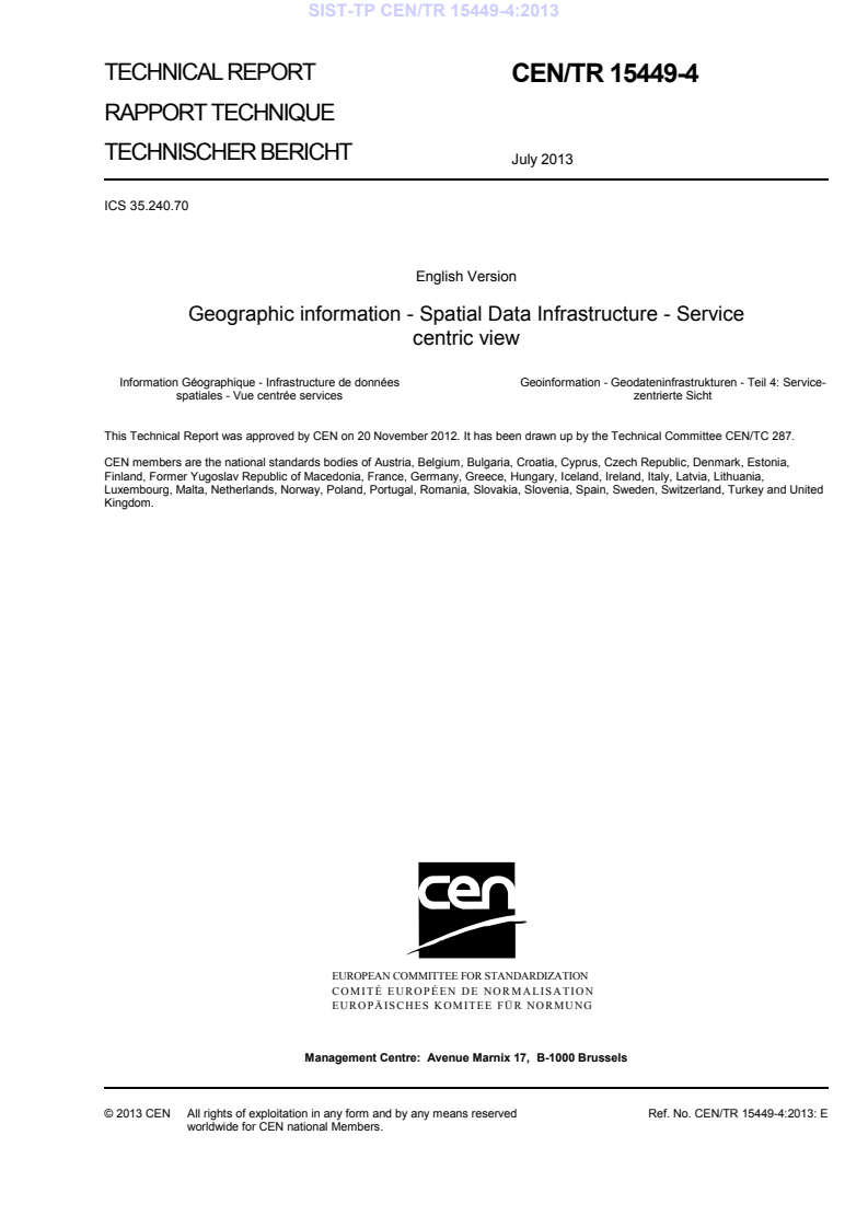 CEN/TR 15449-4:2013 TP CEN/TR 15449-4:2013 - BARVE - Page 3 preview