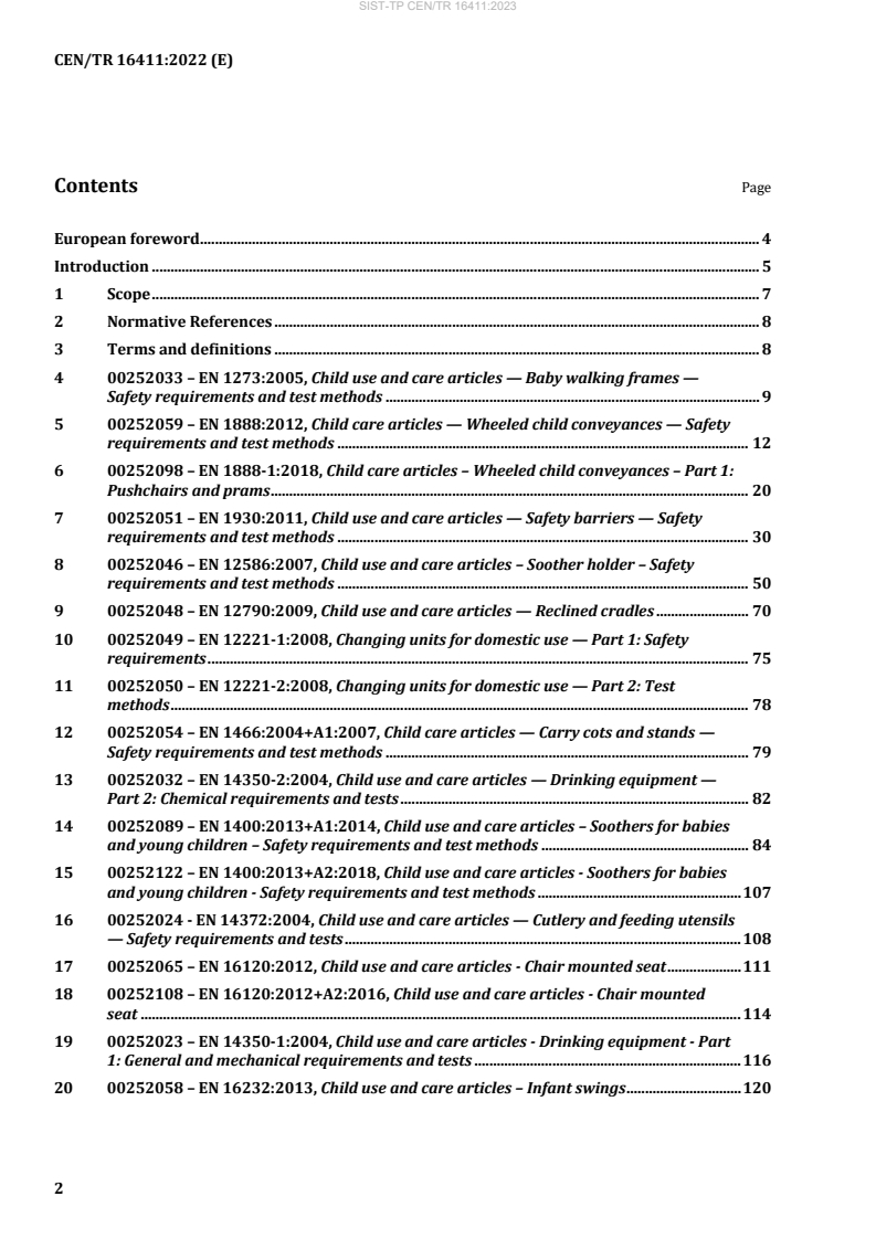 CEN/TR 16411:2022 TP CEN/TR 16411:2023 - BARVE - Page 4 preview