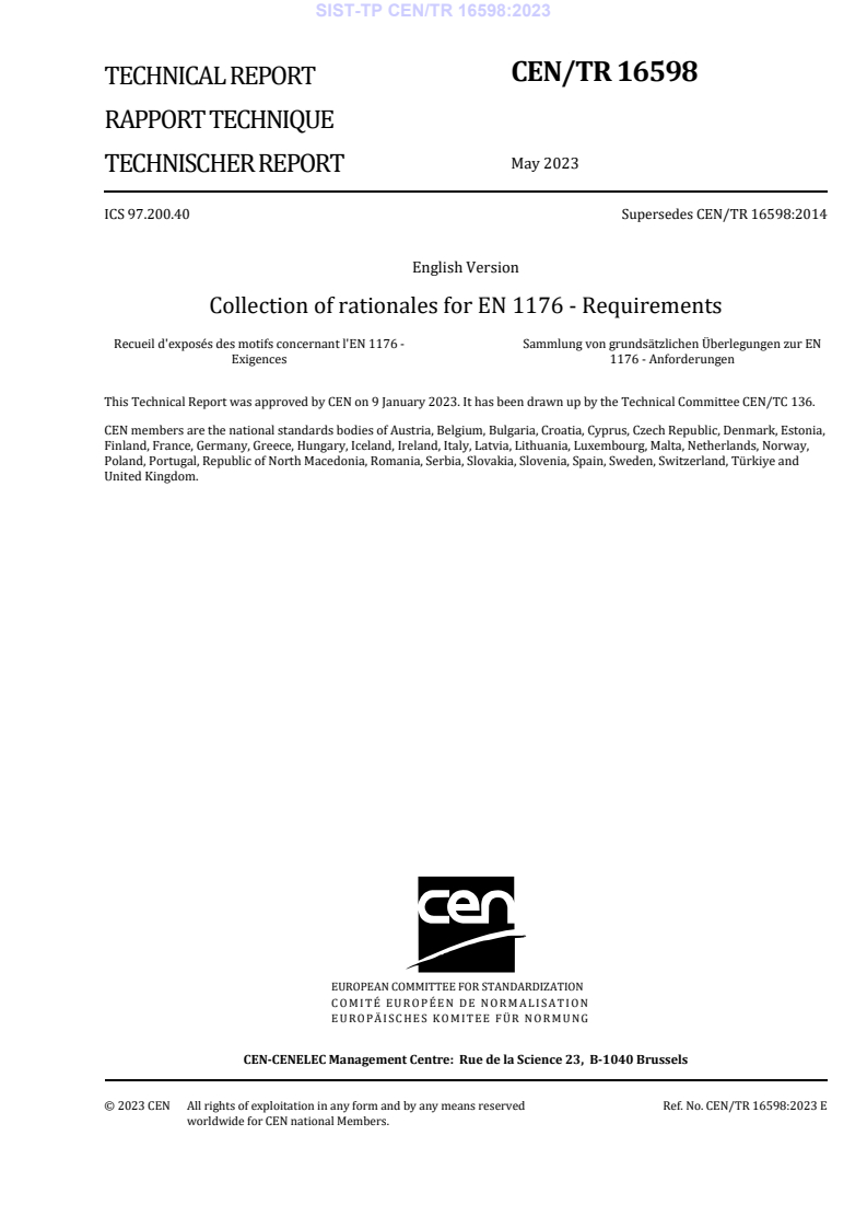 CEN/TR 16598:2023 TP CEN/TR 16598:2023 - Page 3 preview