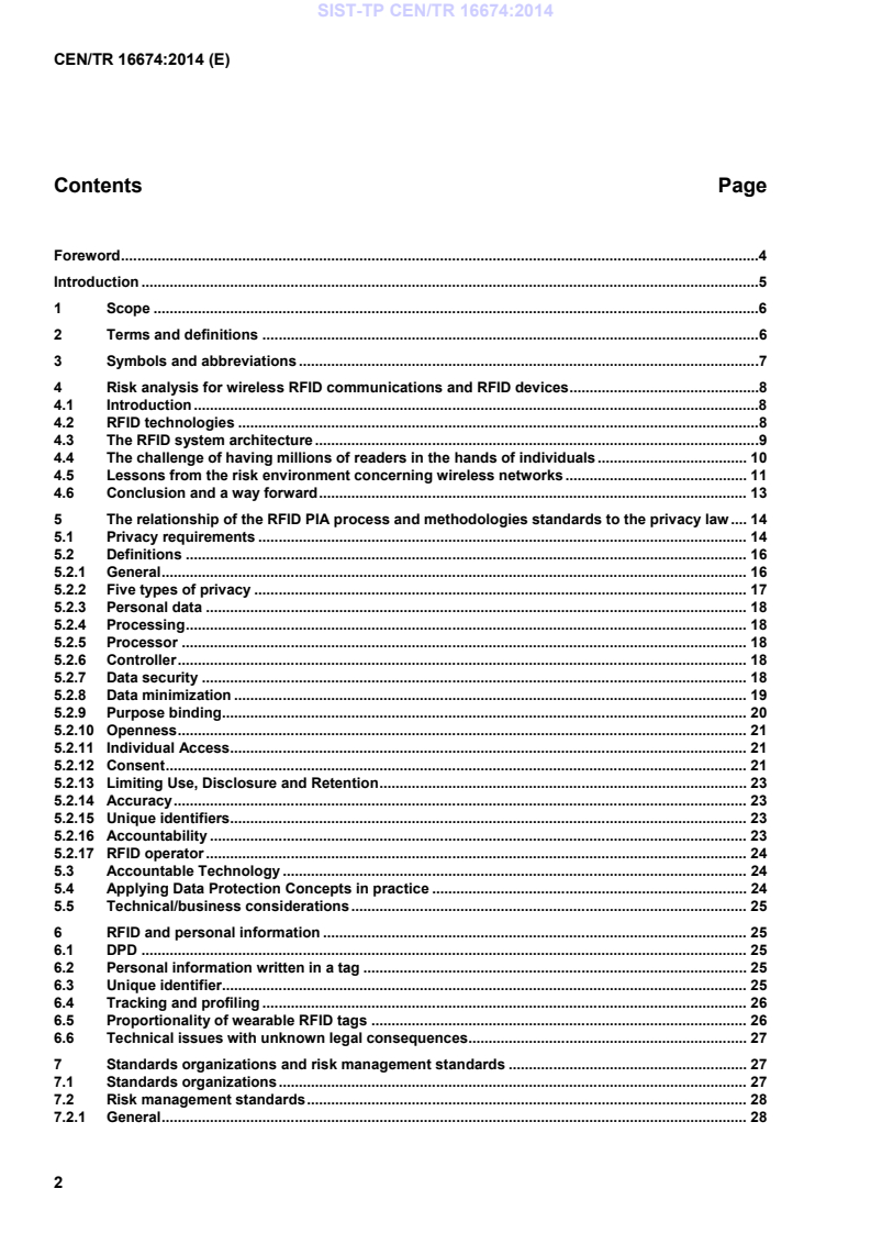CEN/TR 16674:2014 TP CEN/TR 16674:2014 - BARVE - Page 4 preview