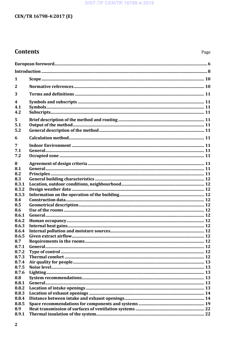 CEN/TR 16798-4:2017 TP CEN/TR 16798-4:2018 - BARVE - Page 4 preview