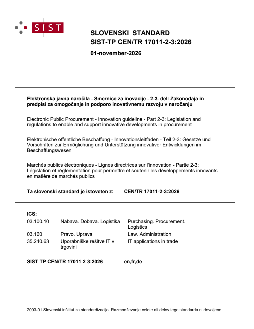 SIST-TP CEN/TR 17011-2-3:2026 SIST-TP CEN/TR 17011-2-3:2026 - Page 1 preview