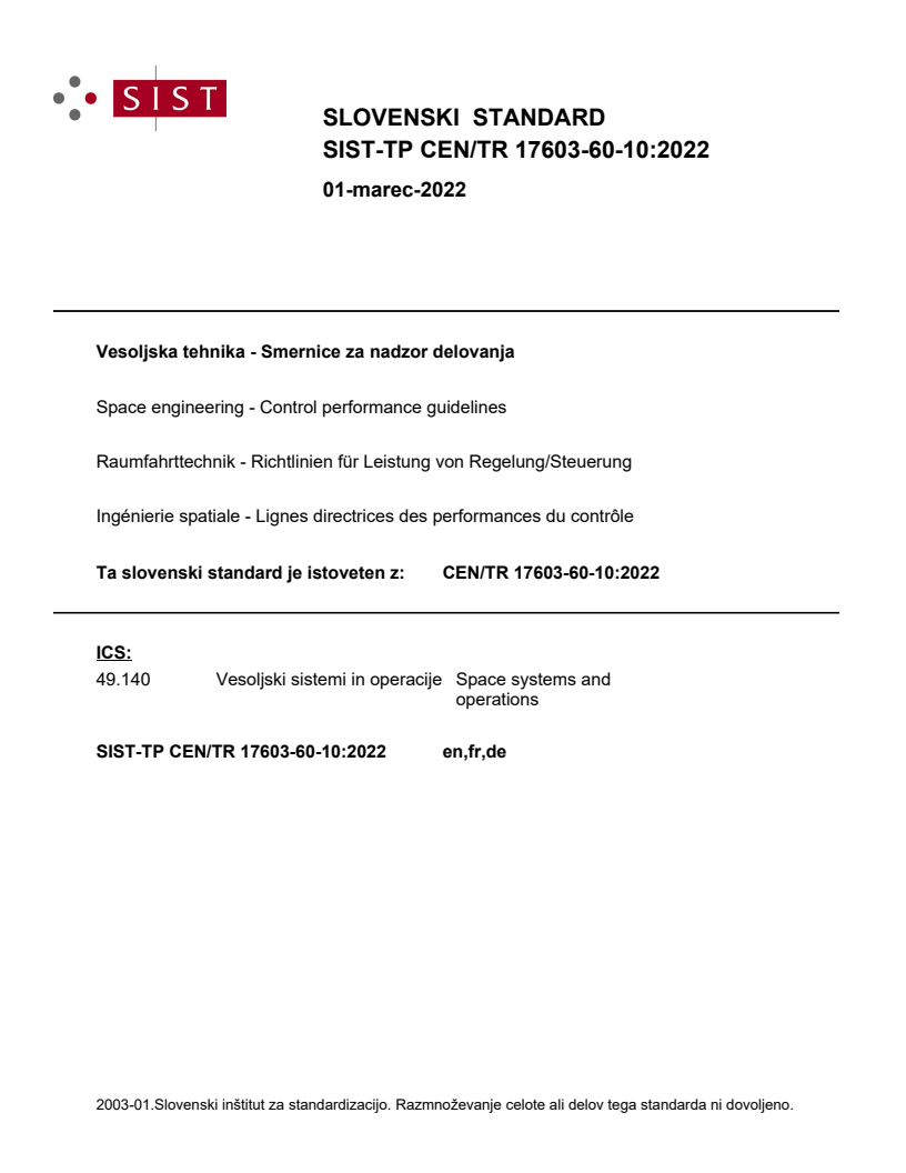 CEN/TR 17603-60-10:2022 TP CEN/TR 17603-60-10:2022 - BARVE - Page 1 preview