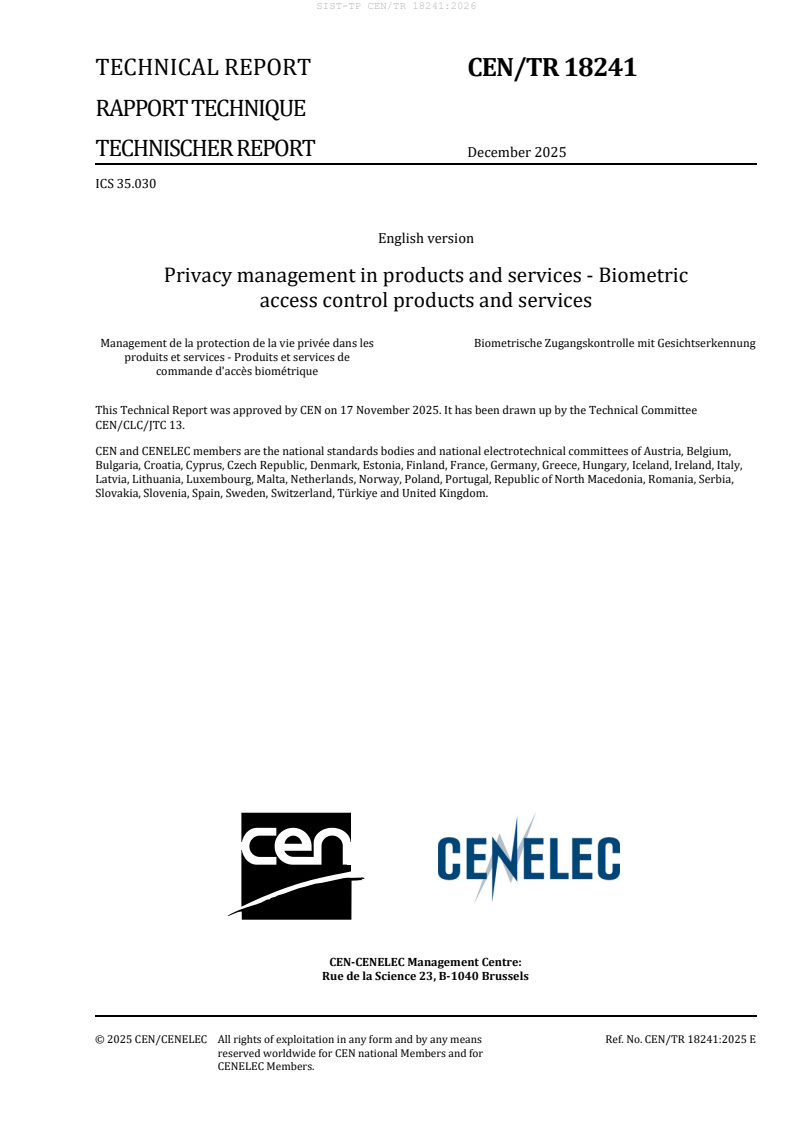CEN/TR 18241:2025 TP CEN/TR 18241:2026 - Page 3 preview