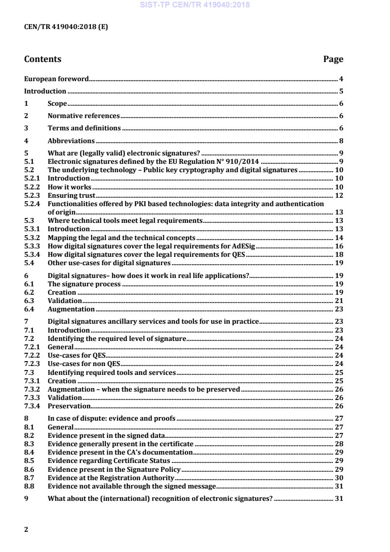 CEN/TR 419040:2018 TP CEN/TR 419040:2018 - BARVE - Page 4 preview