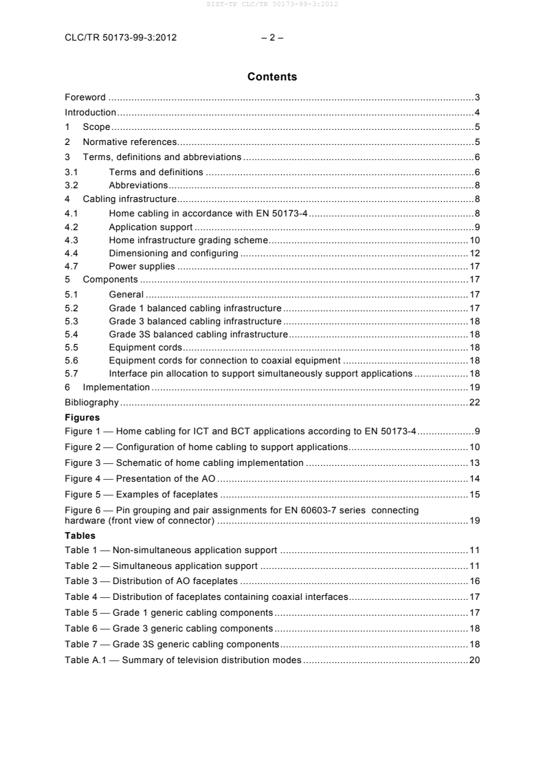 CLC/TR 50173-99-3:2012 TP CLC/TR 50173-99-3:2012 - Page 4 preview