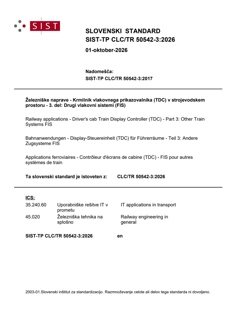 SIST-TP CLC/TR 50542-3:2026 SIST-TP CLC/TR 50542-3:2026 - Page 1 preview