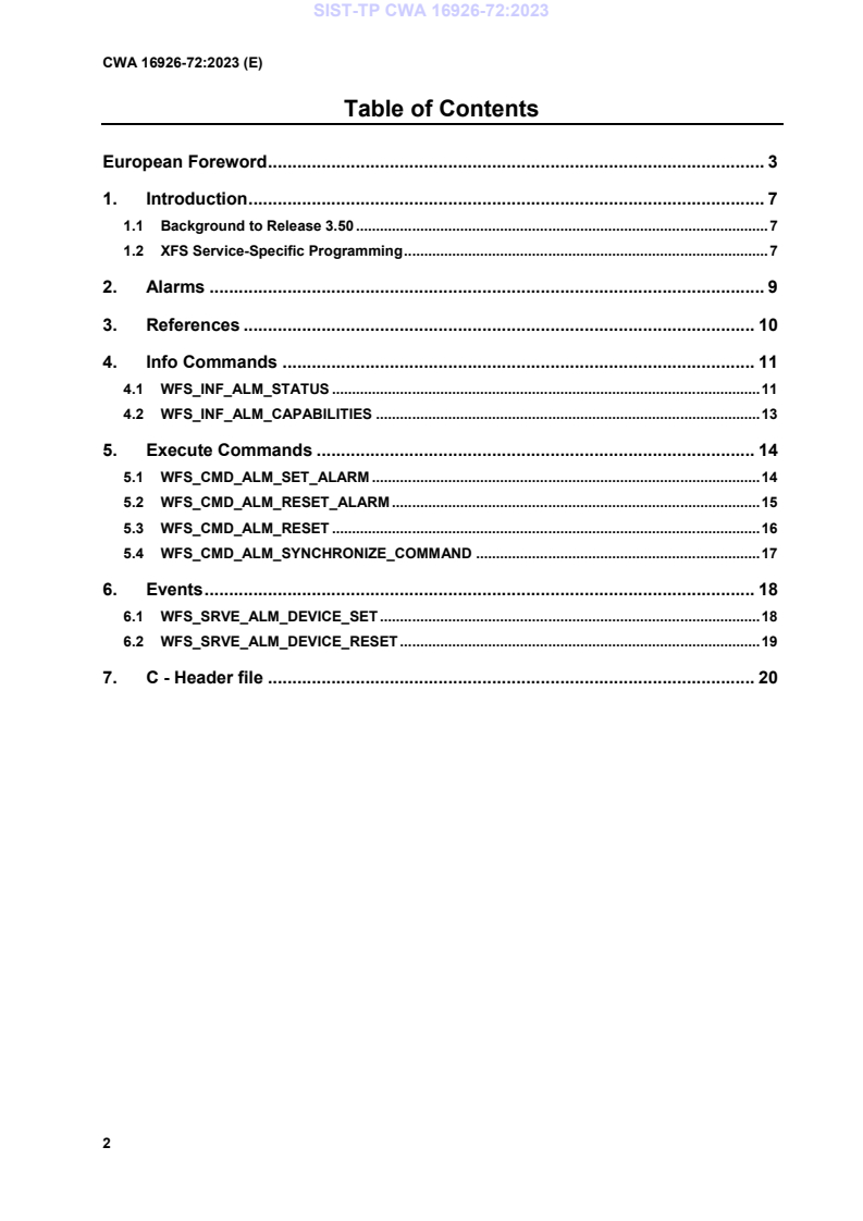 CWA 16926-72:2023 TP CWA 16926-72:2023 - Page 4 preview