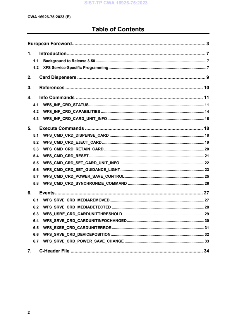 CWA 16926-75:2023 TP CWA 16926-75:2023 - Page 4 preview